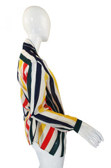 1977 Christian Dior Striped Top
