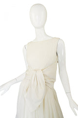 Spring 2008 Runway Giambattista Valli Cream Silk Dress