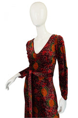 1970s Alley Cat Betsey Johnson Wrap Dress