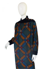 1980s Yves Saint Laurent Sack Dress