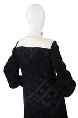 1960s Baroco Silk Demi-Couture Dress