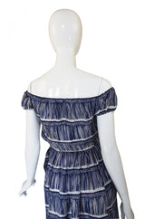 Rare 1940s Nettie Rosenstein Silk Dress