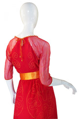 1979 Zandra Rhodes Water Circles Dress