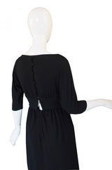 1960s Donald Brooks Crepe Jersey Dress