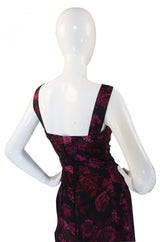 Rare 1955 Christian Dior Silk Dress