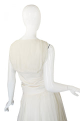 Spring 2008 Runway Giambattista Valli Cream Silk Dress