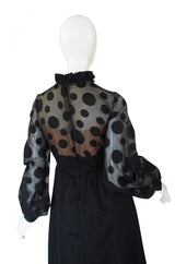1960s Bullocks Wilshire Dot Dress