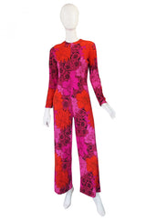 1970s LaMendola Jumpsuit & Turban Set