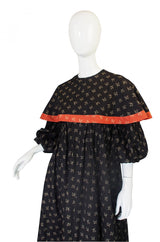 1971 RTW Thea Porter Indian Cotton Maxi Dress