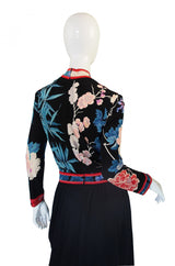 1970s Leonard Silk Jersey Dress