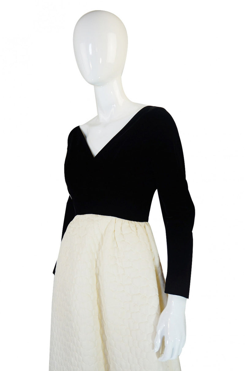 1960s Harvey Berin Original Quilted Gown