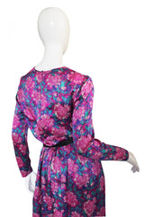 1970s Chanel Silk Satin Maxi Dress