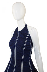 Spring 1995 Jacques Fath Pleat Backless Dress