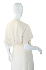 1970s Lanvin Couture Wrap Gown