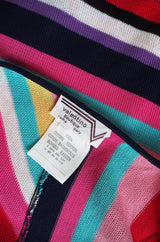 1973 Valentino Wrap Stripe Top