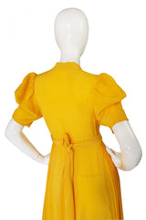 1970s Rare Couture Ossie Clark Gown
