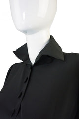 1960s Couture Silk Norman Norell Dress