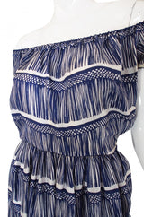 Rare 1940s Nettie Rosenstein Silk Dress