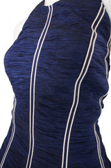 Spring 1995 Jacques Fath Pleat Backless Dress