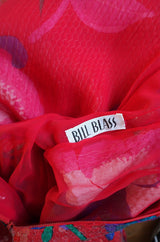 1970s Bill Blass Sequin Maxi Dress