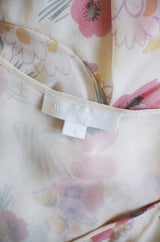 1990s Silk Chiffon Jil Stuart Dress