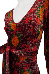 1970s Alley Cat Betsey Johnson Wrap Dress