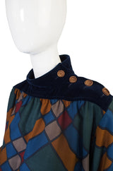 1980s Yves Saint Laurent Sack Dress