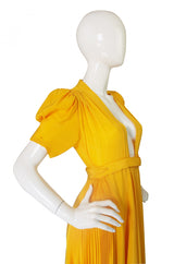 1970s Rare Couture Ossie Clark Gown