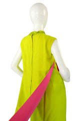 1960s Junior Vogue Original Crepe Gown