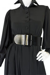 1960s Couture Silk Norman Norell Dress