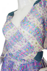 1970s Giorgio di Sant'Angelo Silk Outfit