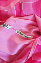 1970s Silk Chiffon Hanae Mori Gown