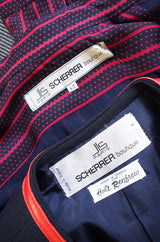 1970s Scherrer Numbered 3 Piece Suit