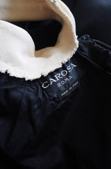 1950s Carosa Roma Demi-Couture Day Dress