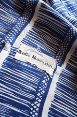 Rare 1940s Nettie Rosenstein Silk Dress