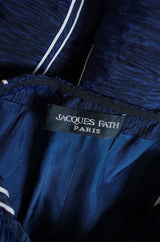 Spring 1995 Jacques Fath Pleat Backless Dress