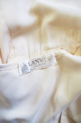 1970s Lanvin Couture Wrap Gown