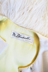 1960s Mr Blackwell Custom Feather Dress