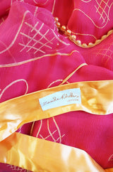 1979 Zandra Rhodes Water Circles Dress