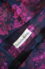 Rare 1955 Christian Dior Silk Dress