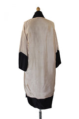 1920s Silk Devore & Chiffon Flapper Robe