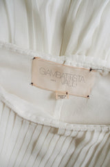 Spring 2008 Runway Giambattista Valli Cream Silk Dress