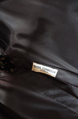 Rare 1960s Sybil Connolly Silk Ruffle Dress