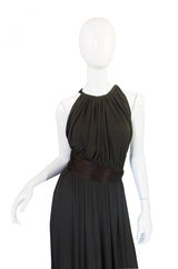 1960s Backless Donald Brooks Gown