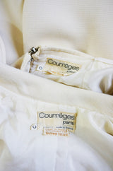 1960s Courreges Numbered Haute Couture Suit