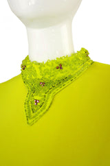 1960s Junior Vogue Original Crepe Gown