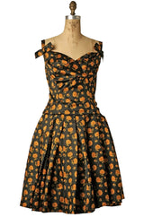 Rare 1955 Christian Dior Silk Dress