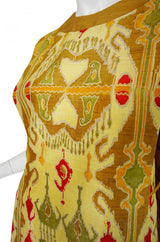 1960s Hand Print SIlk Pierre Cardin Shift