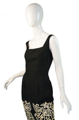 1960s Corded Mr. Blackwell Custom Gown