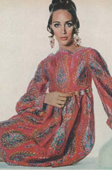 Documented 1968 Bill Blass Gold Dress